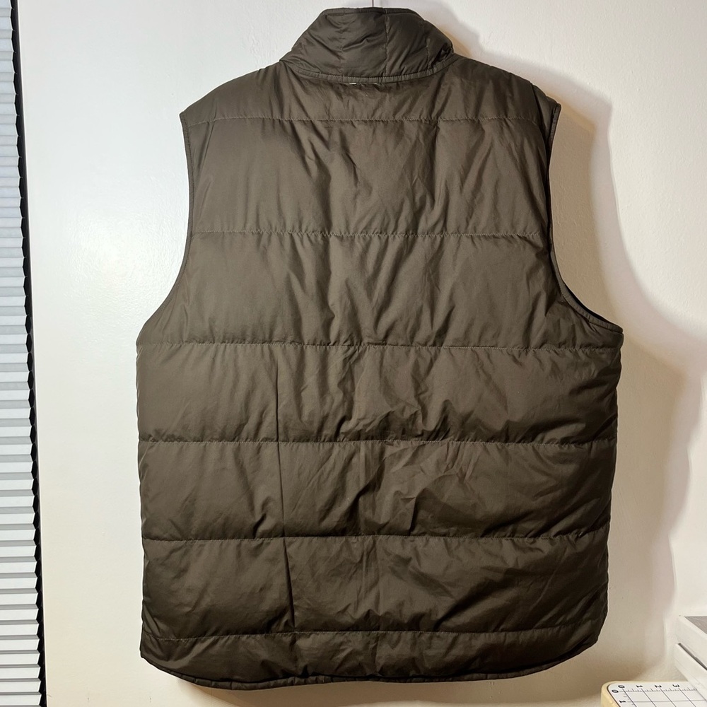 Patagonia Reversible Insulated Vest Olive Brown Burgundy Men’s - Picture 6 of 12